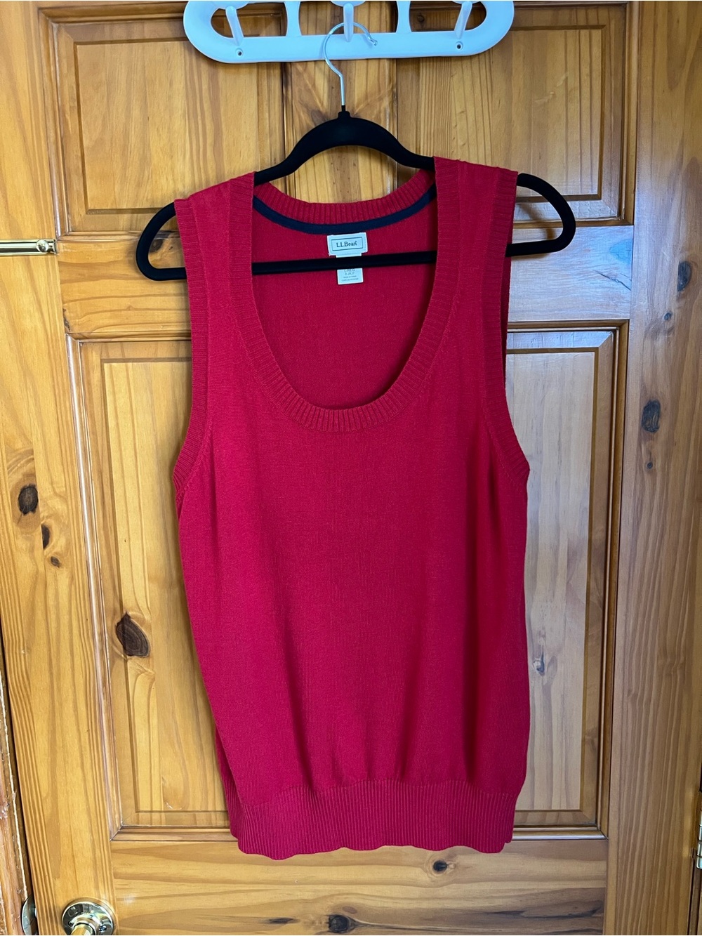 L.L Bean Classic Red Sweater Vest
